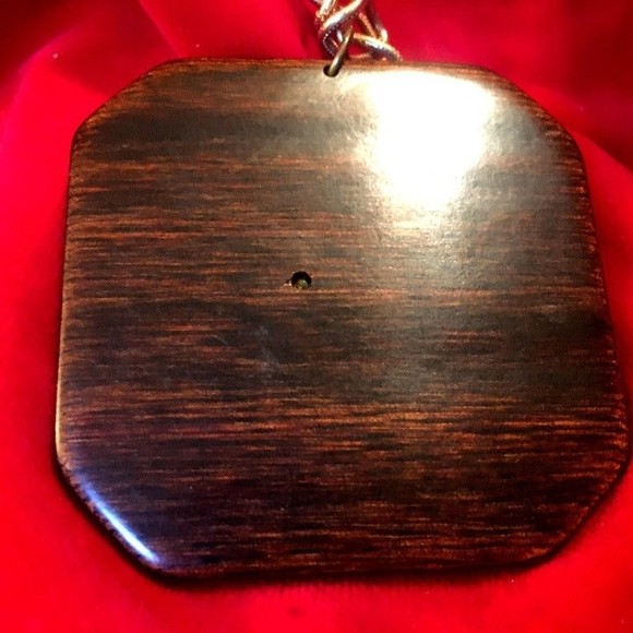 Retro Gold Knight w/Sword Medallion Lg Wood Mount 60s Nehru Jacket Battle - Picture 2 of 5